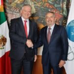 Canciller De la Fuente se reúne con el secretario de la OCDE, Mathias Cormann