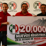PRI Nuevo León supera los 20 mil afiliados y fortalece su estructura territorial en el estado