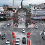 Reabren circulación bajo el Arco de la Independencia tras semanas de obras en Monterrey